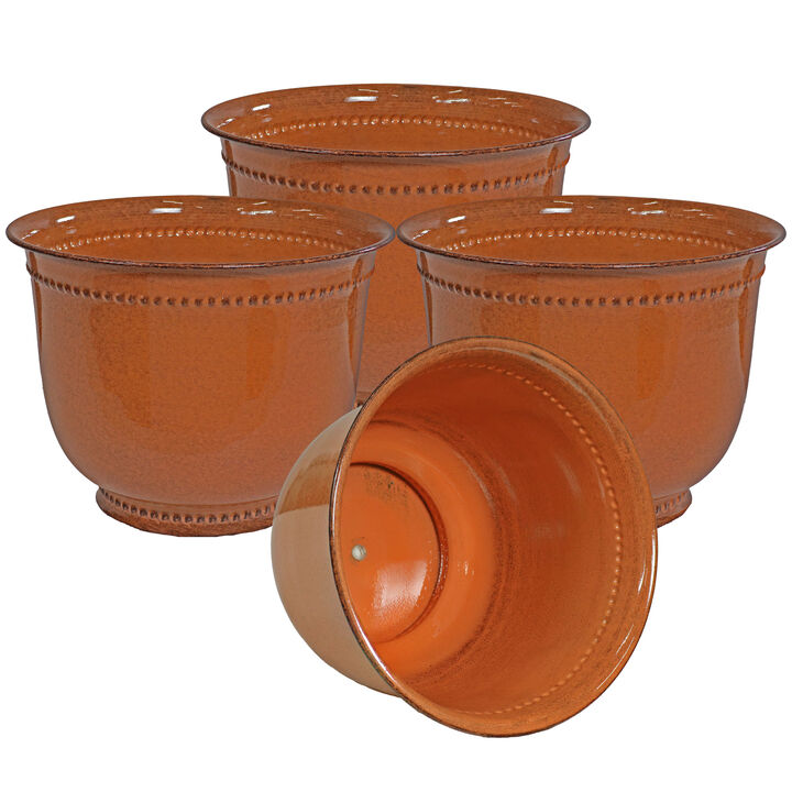 Michael Metal Outdoor Planter Set of 4