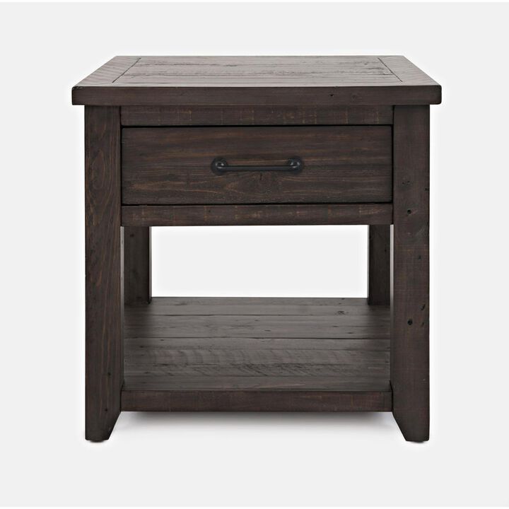 Jofran Rustic Reclaimed Pine Farmhouse Harris End Table