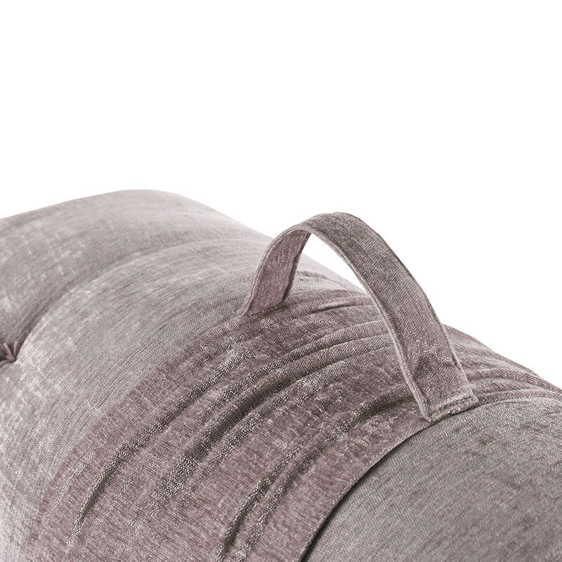 Gracie Mills Lucien Chenille Lightweight Long Lounger Floor Pillow Cushion