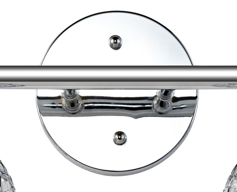 Maeve Iron/Glass Contemporary Glam LED Vanity Light