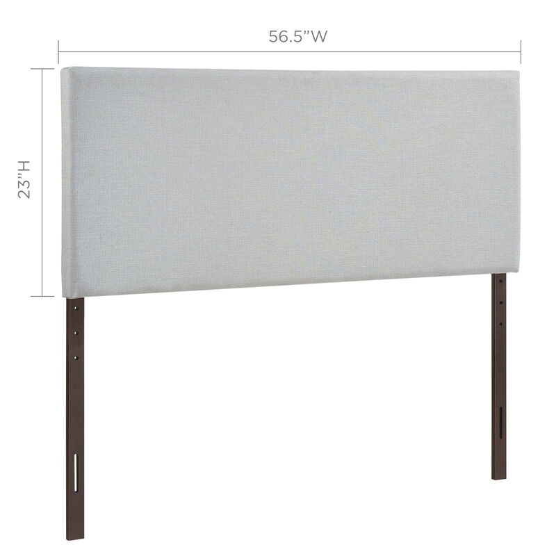 Modway - Region Full Upholstered Fabric Headboard Sky Gray
