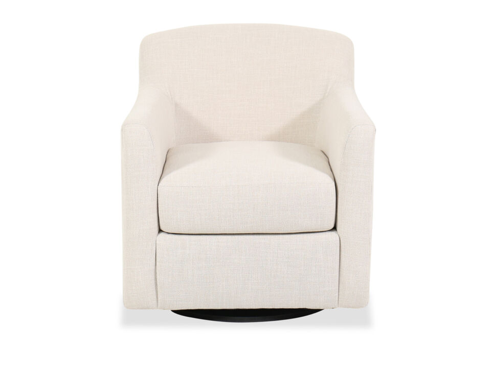 Bradney Swivel Accent Chair in Linen