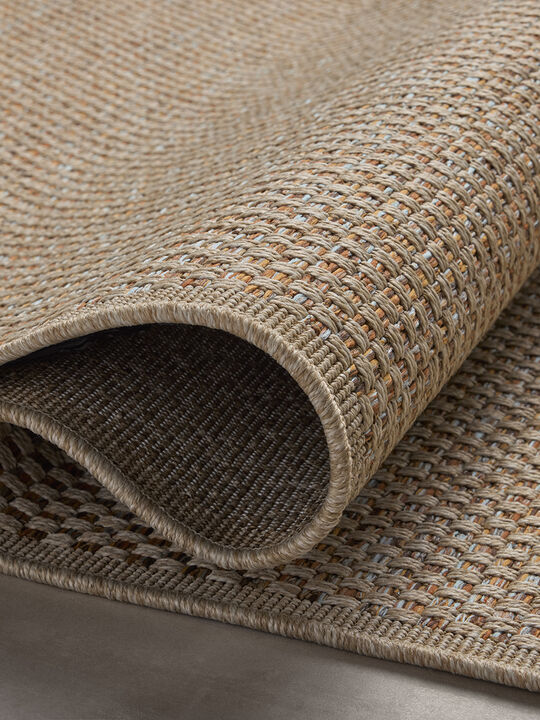 Merrick MER-01 Oatmeal / Sunrise 2''3" x 3''9" Rug by Loloi II