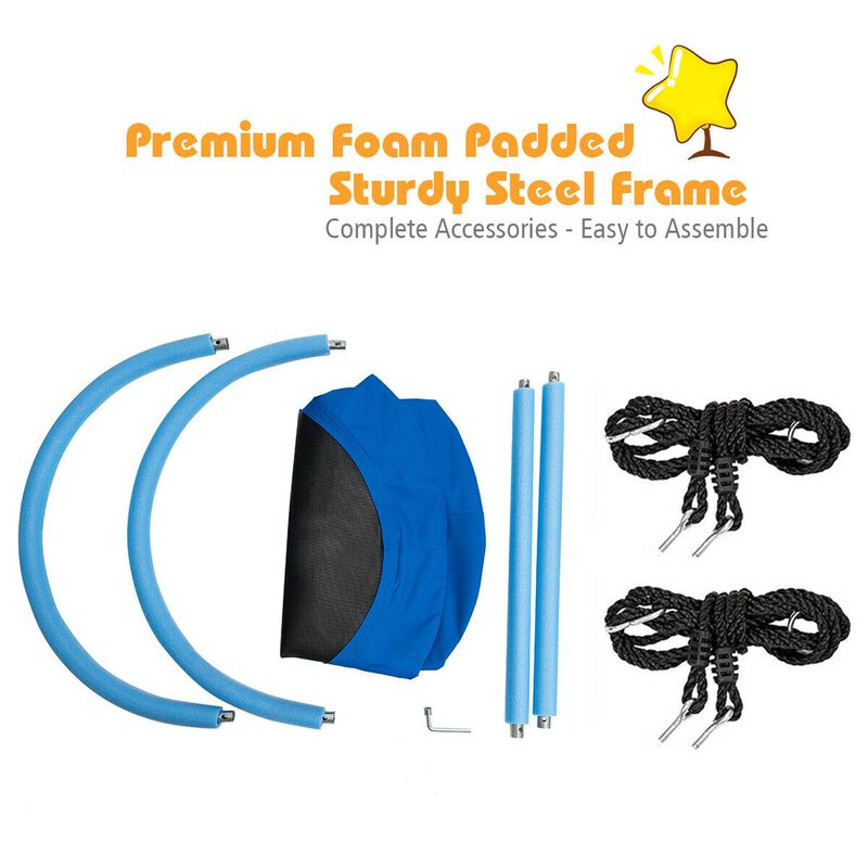60 Inch Saucer Surf Outdoor Adjustable Swing