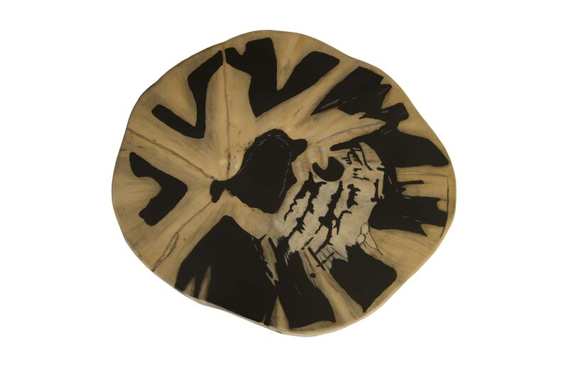 Cast Petrified Wood Stool