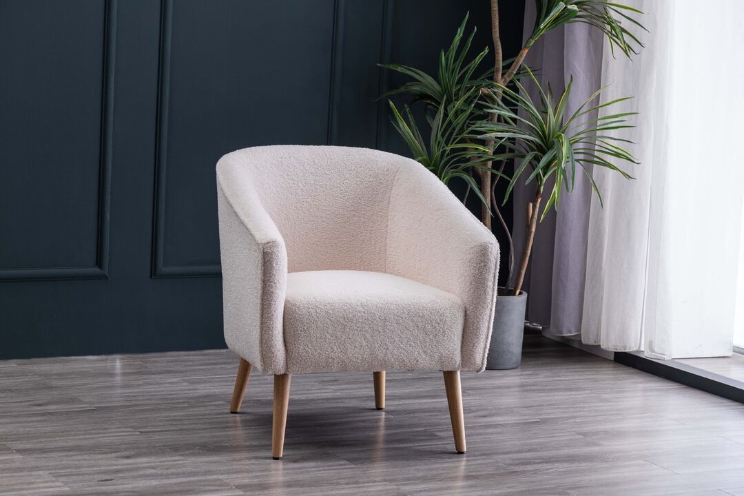 Rodin Modern Barrel Accent Chair