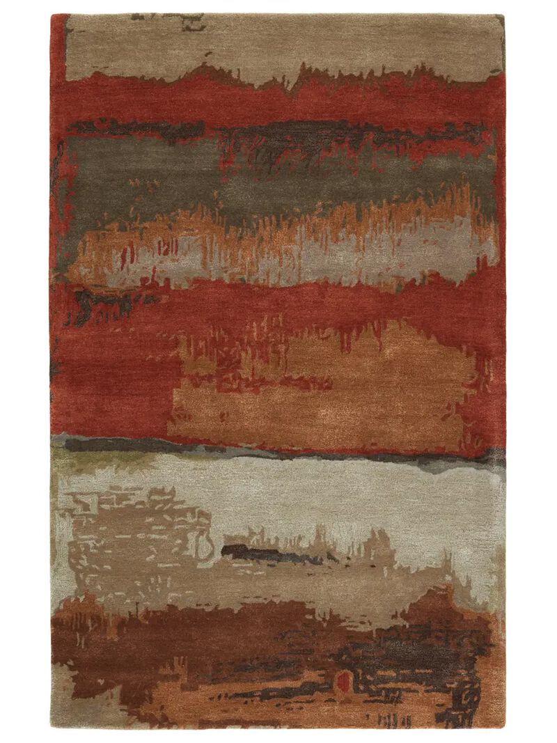Genesis Juna Red 5' x 8' Rug