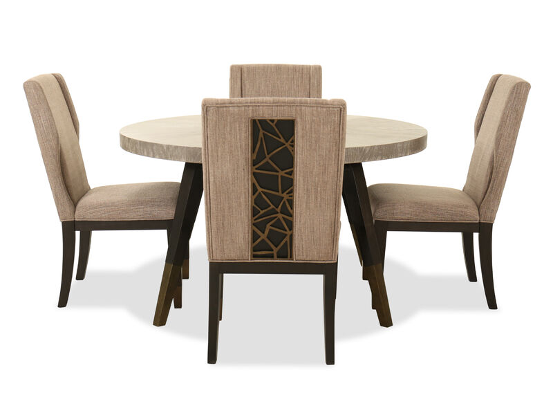 Ryker 5-Piece Round Dining Set