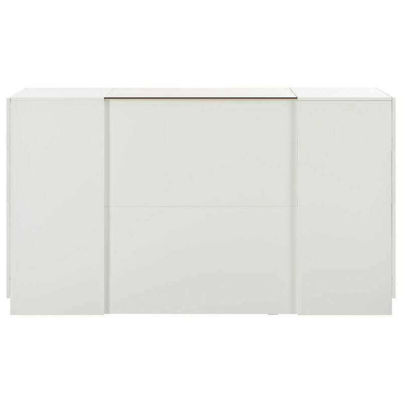 Merax Modern Luxury Island Vanity Dresser and Storage Cabinet