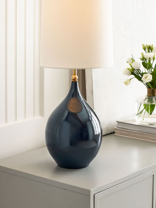 Loren Large Table Lamp in Blue