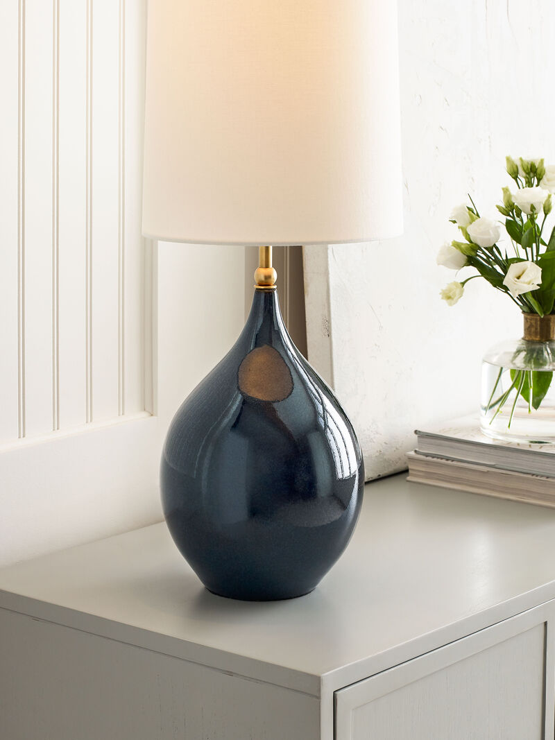 Loren Large Table Lamp in Blue