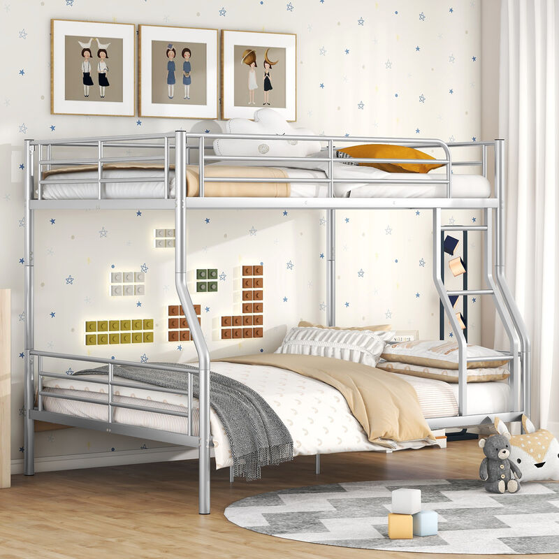Merax Full XL Over Queen Metal Bunk Bed