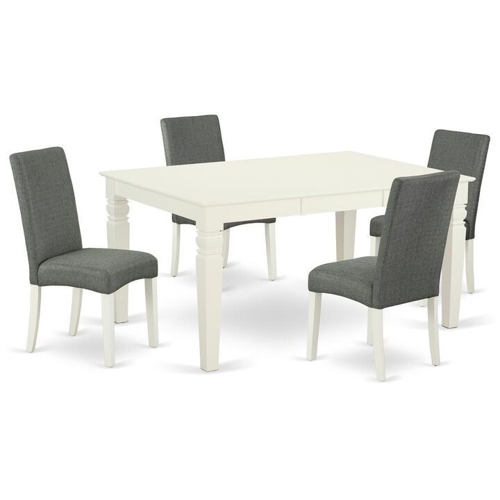 Dining Room Set Linen White
