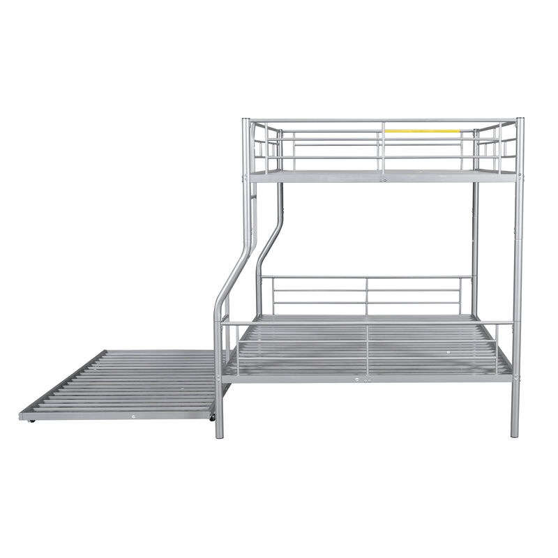 Merax Metal Bunk Bed with Trundle