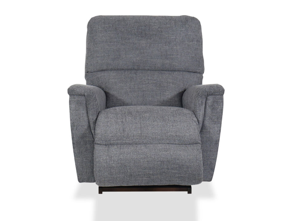 La-Z-Boy grey fabric recliner for small space
