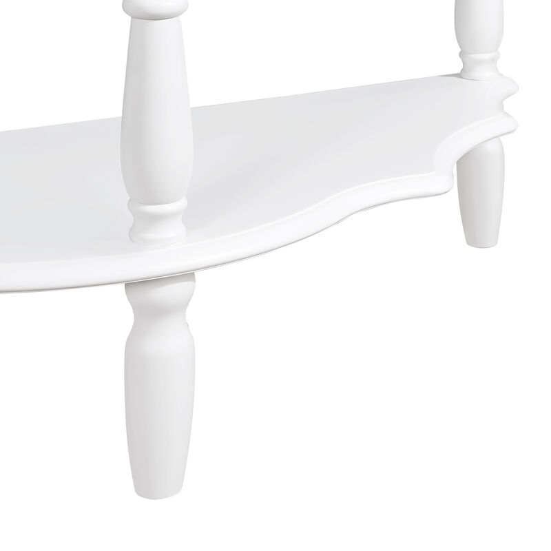 Merax Retro Console Table with 1 Open Shelf