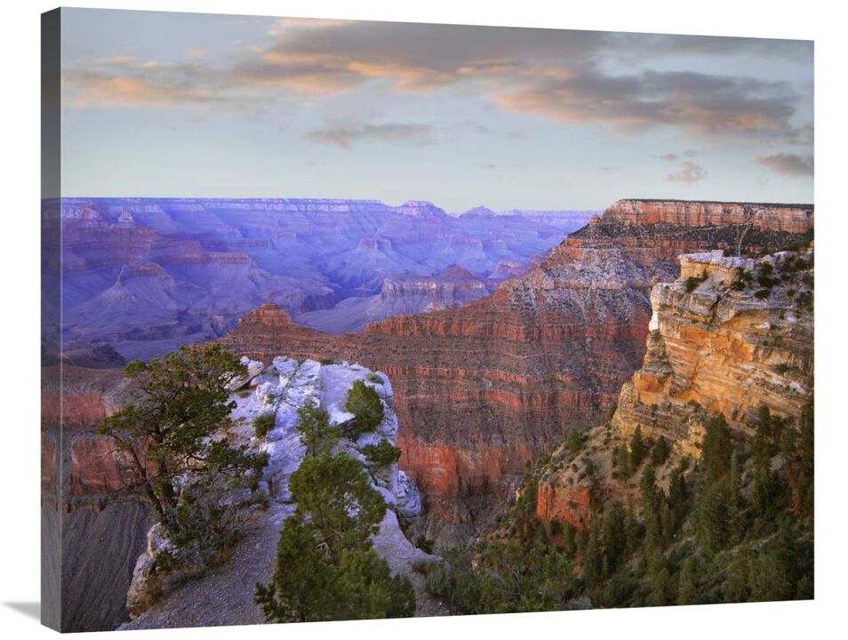 Wotans Throne from South Rim, Grand Canyon National Park, Arizona-Canvas Art-35x28