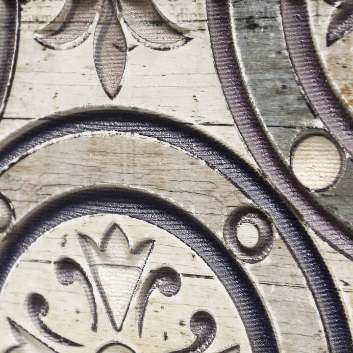 Wood Carved Lotus I