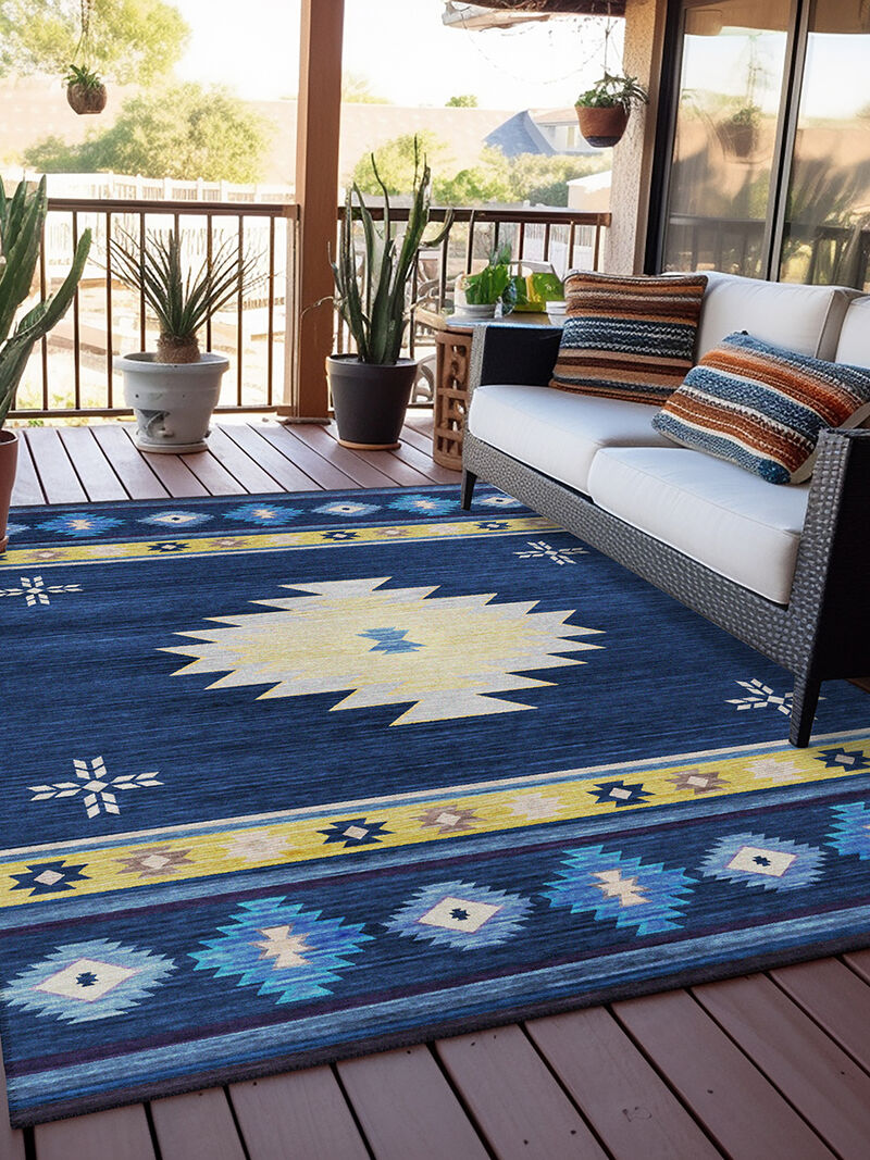 Phoenix PH4 Navy 3' x 5' Rug