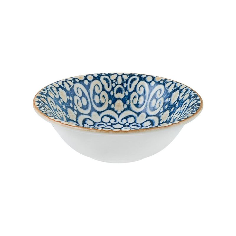 Alhambra dia.6.25" h:2" 13 oz. Round Decorated Porcelain Bowl (Set of 4)