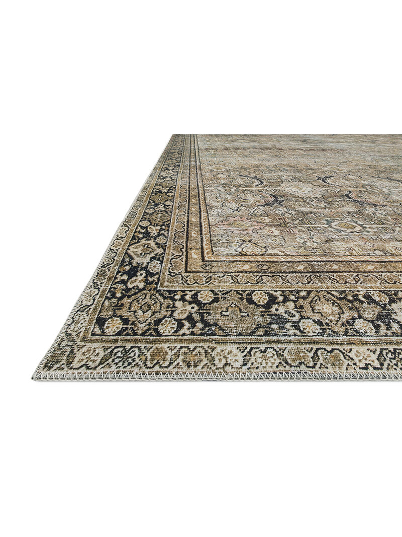 Layla LAY03 Olive/Charcoal 3'6" x 5'6" Rug by Loloi II