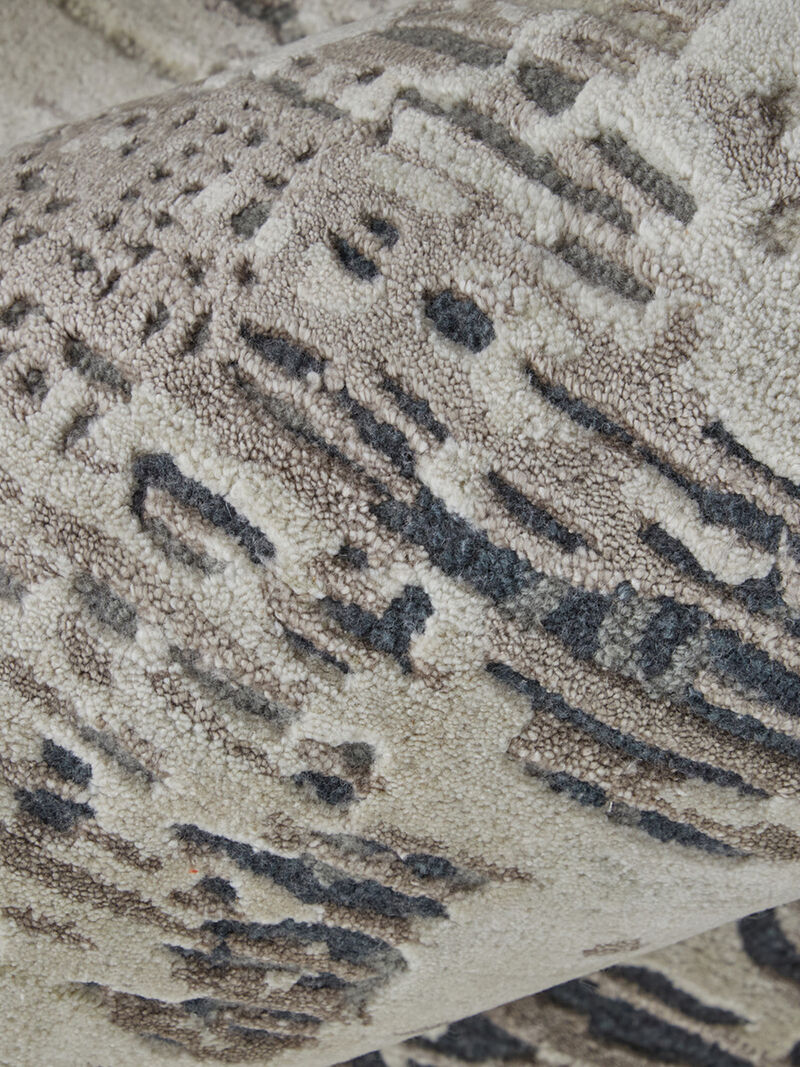 Zarah 8917F 5' x 8' Brown/Tan/Black Rug