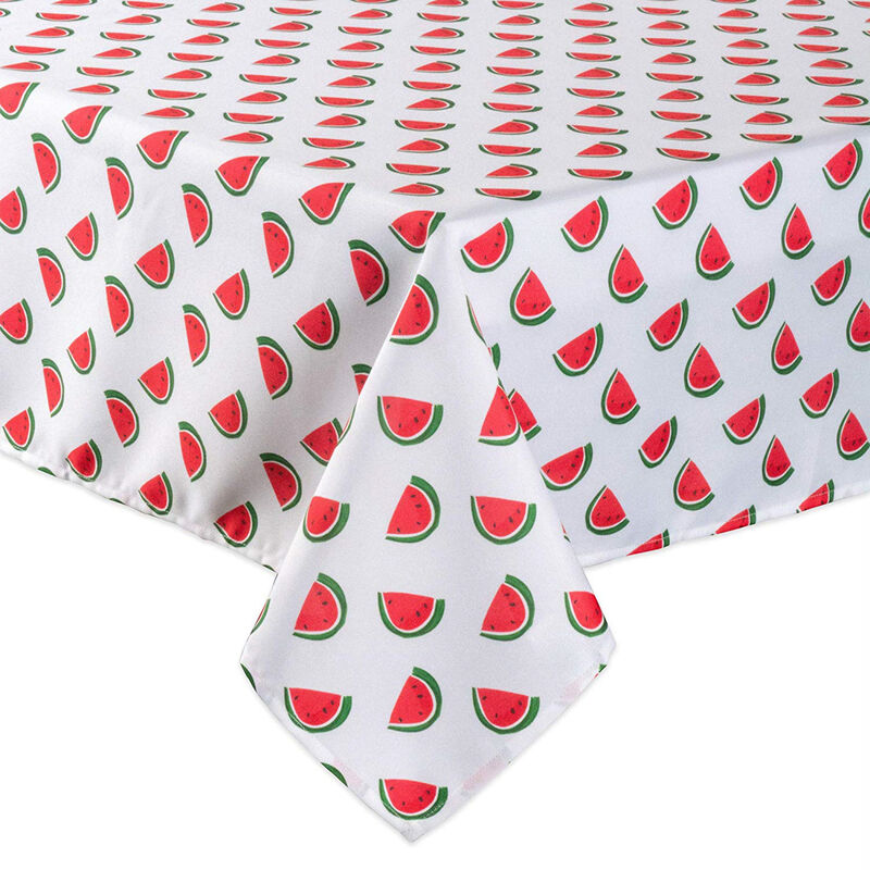 84" Outdoor Tablecloth with Watermelon Print Design