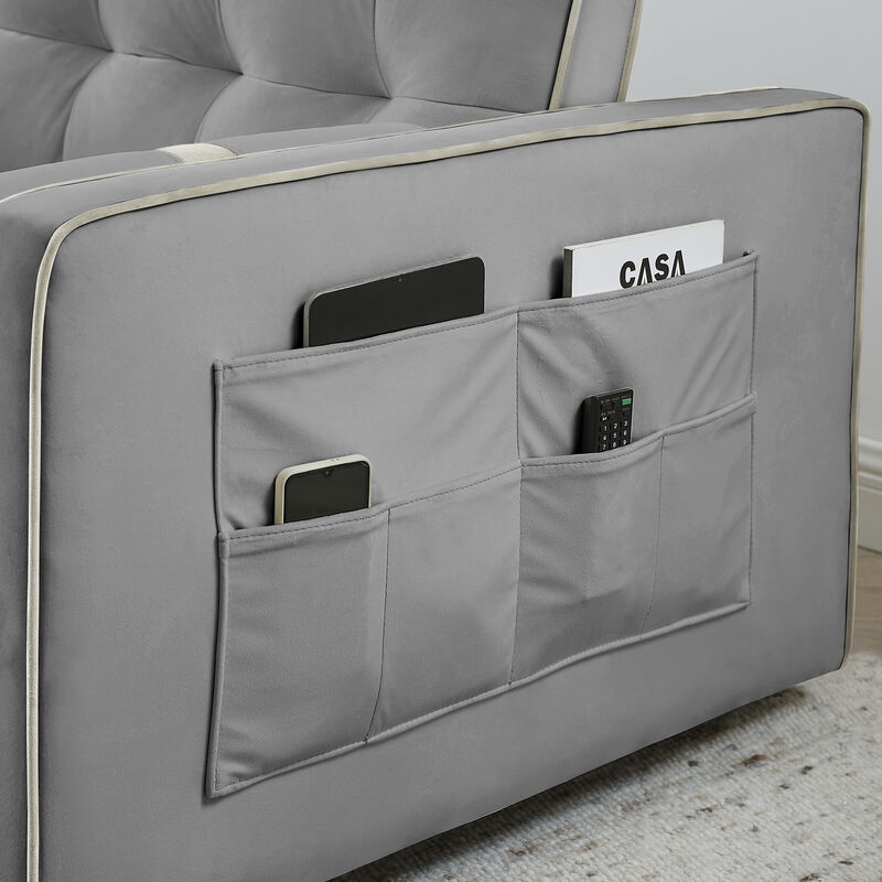 Merax Pull Out Sleeper Sofa Bed Futon