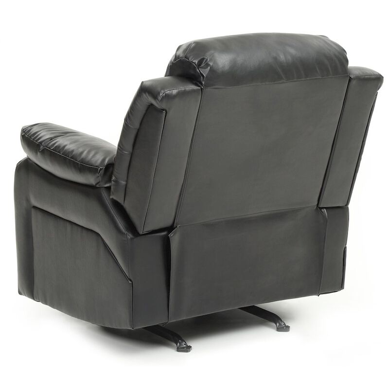 Glory Furniture Daria Rocker Recliner in Black Color