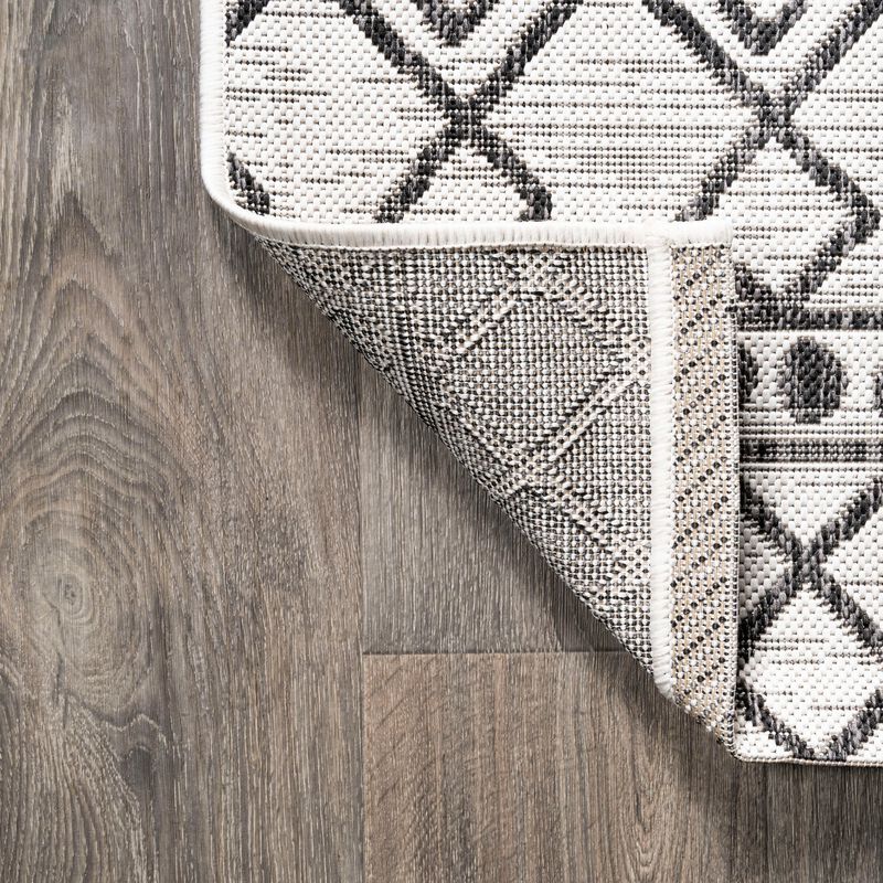 Kafel Tribal Bohemian Indoor/Outdoor Area Rug