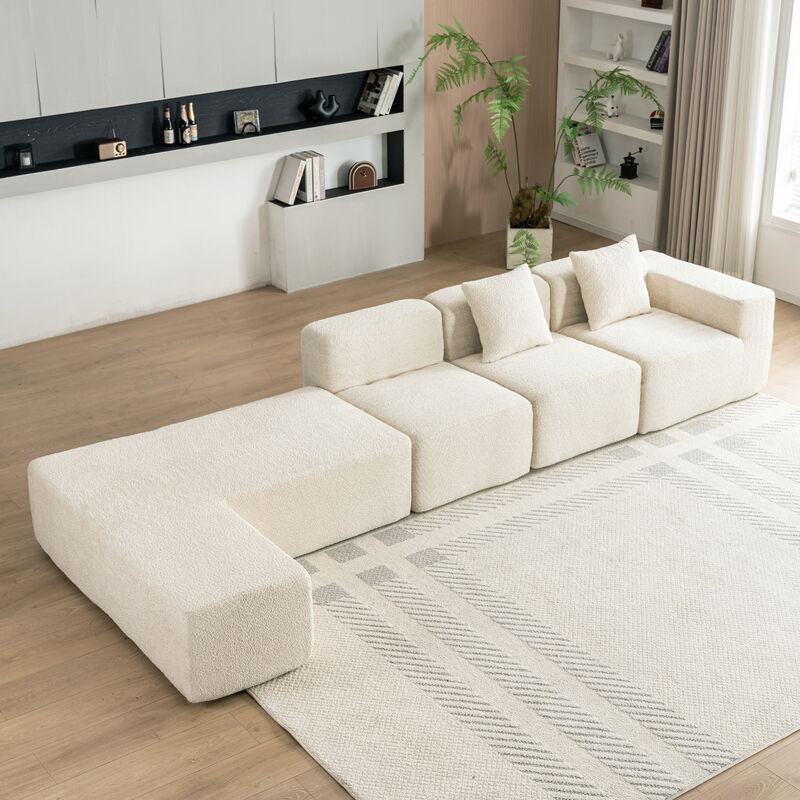 Merax Free-combined  Sectional Sofa Couch