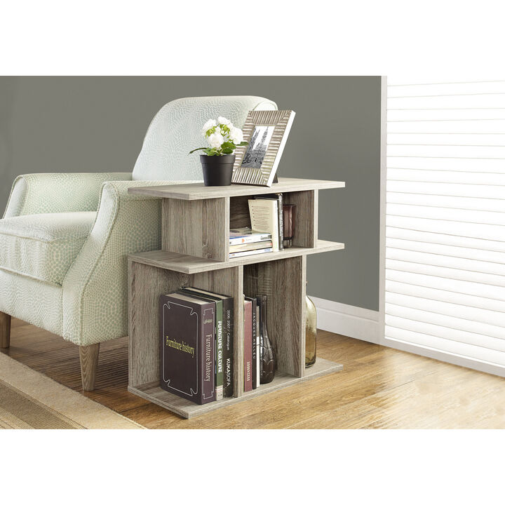 Monarch Specialties I 2476 Accent Table, Side, End, Nightstand, Lamp, Living Room, Bedroom, Laminate, Brown, Contemporary, Modern