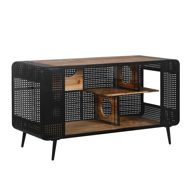 Streamdale Spacious Cat House with Tempered Glass (55"W)