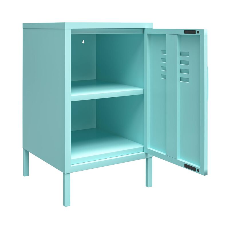 Novogratz Cache Metal Locker Style Livingroom End Table