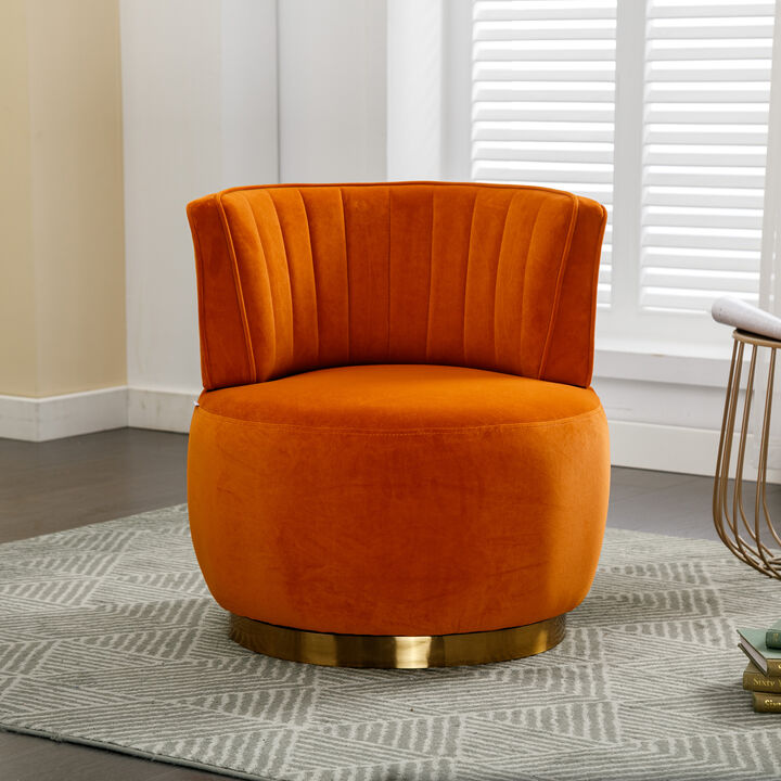 Merax 360 Degree Swivel Barrel Accent Chair