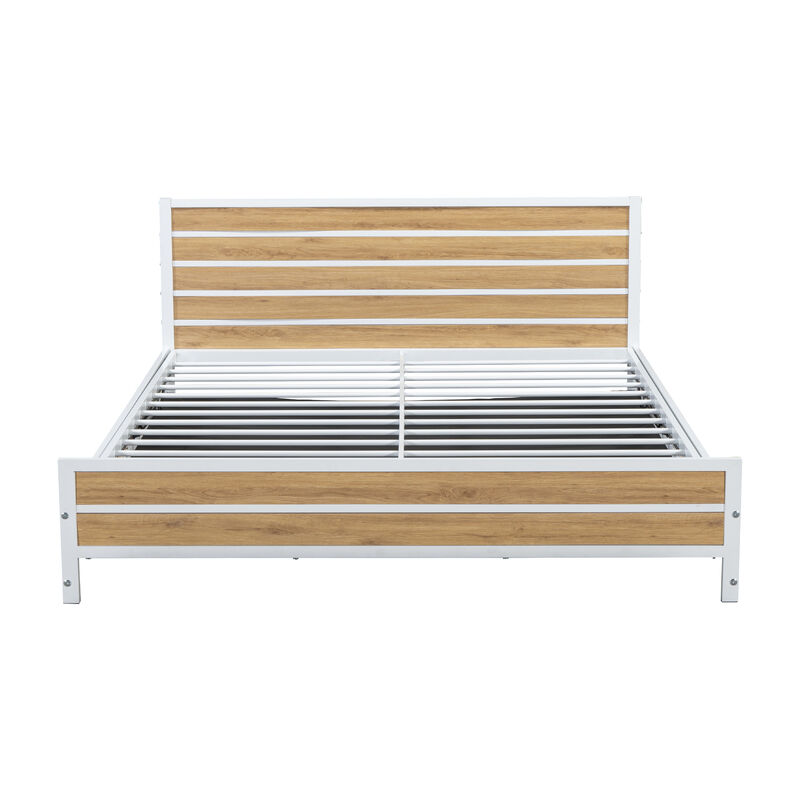 Merax Metal Platform Bed with Storage