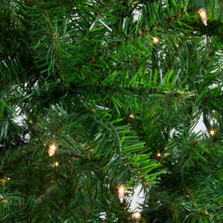 7' Pre-Lit Vail Spruce Medium Artificial Christmas Tree - Clear Lights