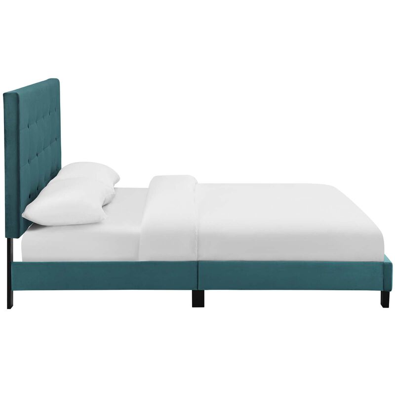 Modway - Melanie Full Tufted Button Upholstered Performance Velvet Platform Bed