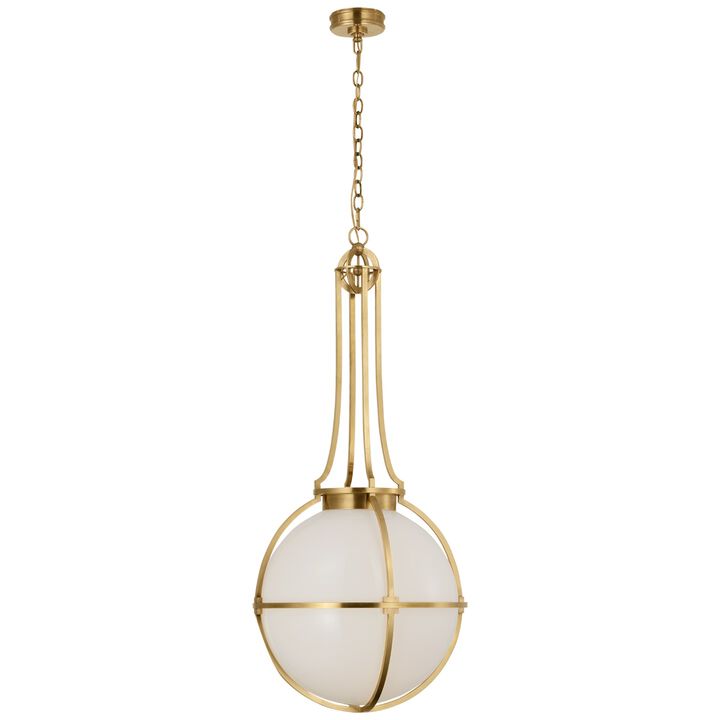 Gracie Large Captured Globe Pendant