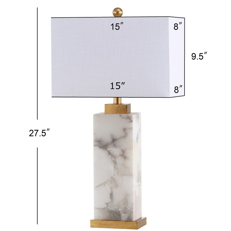 Elizabeth Alabaster LED Table Lamp