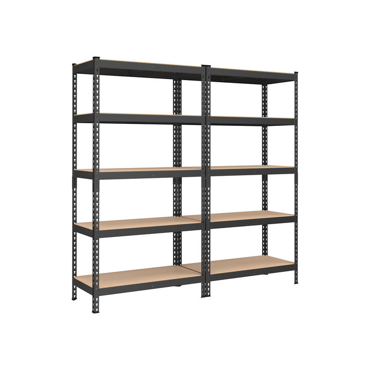 5-Tier Storage Shelves Set of 2