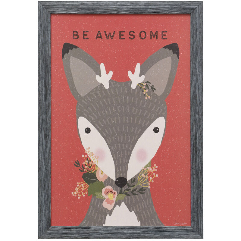 Awesome Deer Framed Print