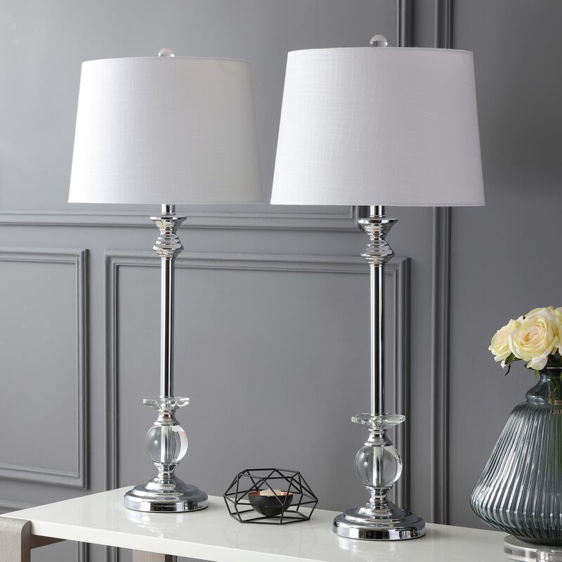 Elizabeth Crystal/Metal LED Table Lamp