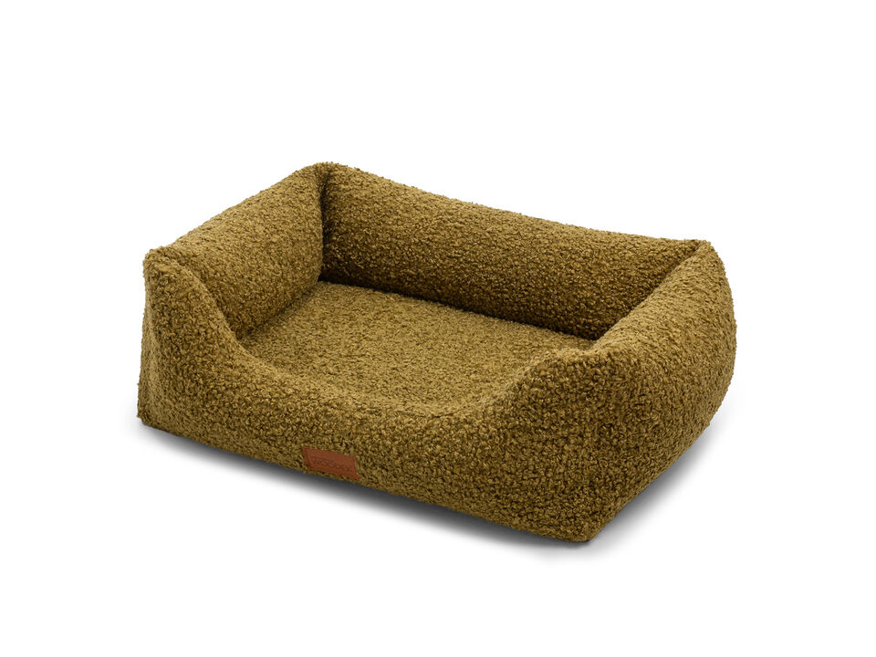 Milo Dog Ergonomic Sofa - Medium, Green Luxurious Removable Fabric