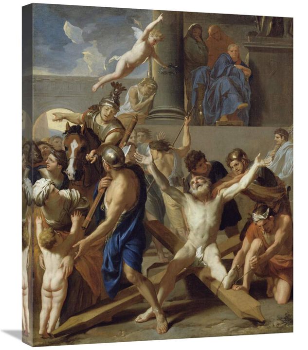 The Martyrdom of St. Andrew-Canvas Art-22x28