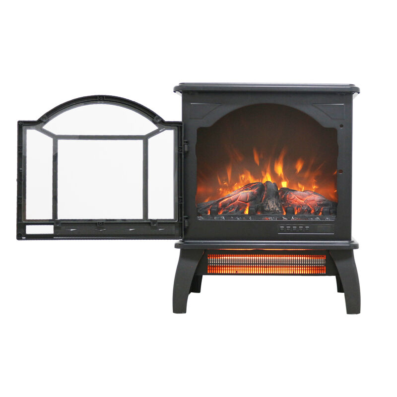 Streamdale 18 Inch 3D Infrared Electric Stove With Remote Control 0002