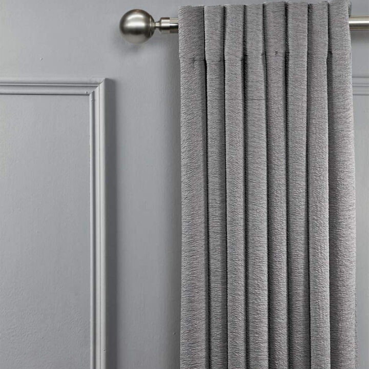 Linen Avenue Ball Double Window Curtain Rod Set