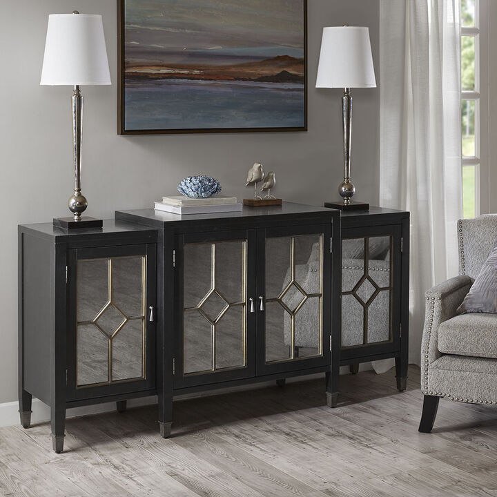 Gracie Mills Naida Elegant Buffet Server with Storage