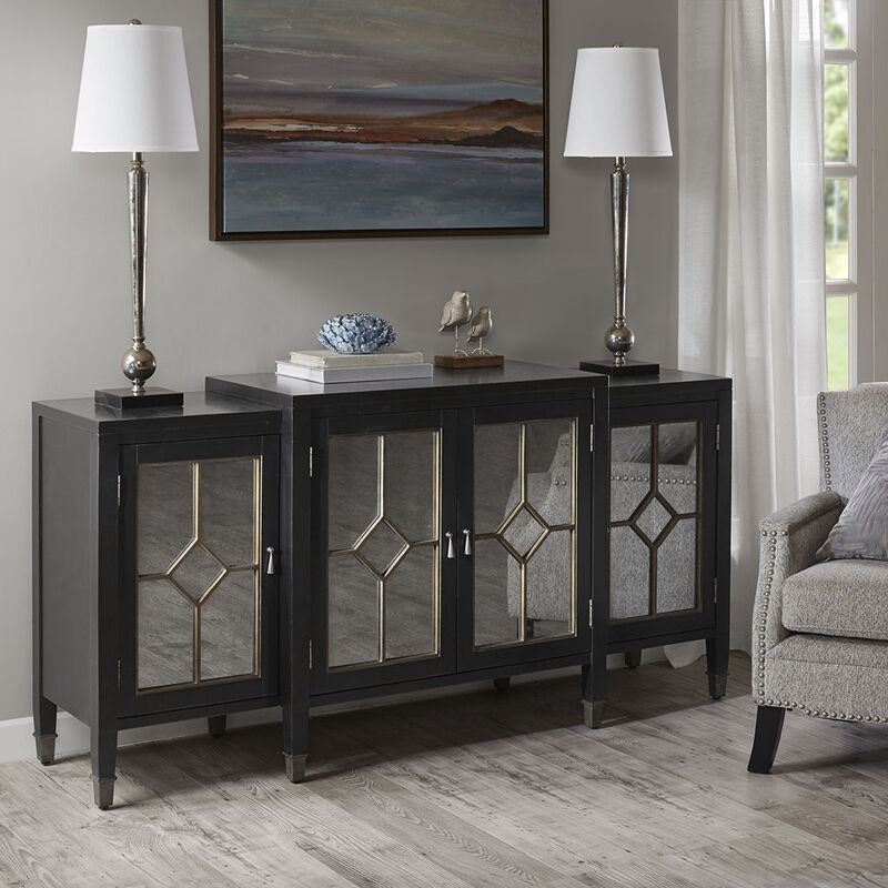 Gracie Mills Naida Elegant Buffet Server with Storage