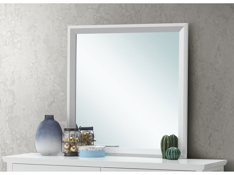 36 in. x 36 in. Classic Square Framed Dresser Mirror